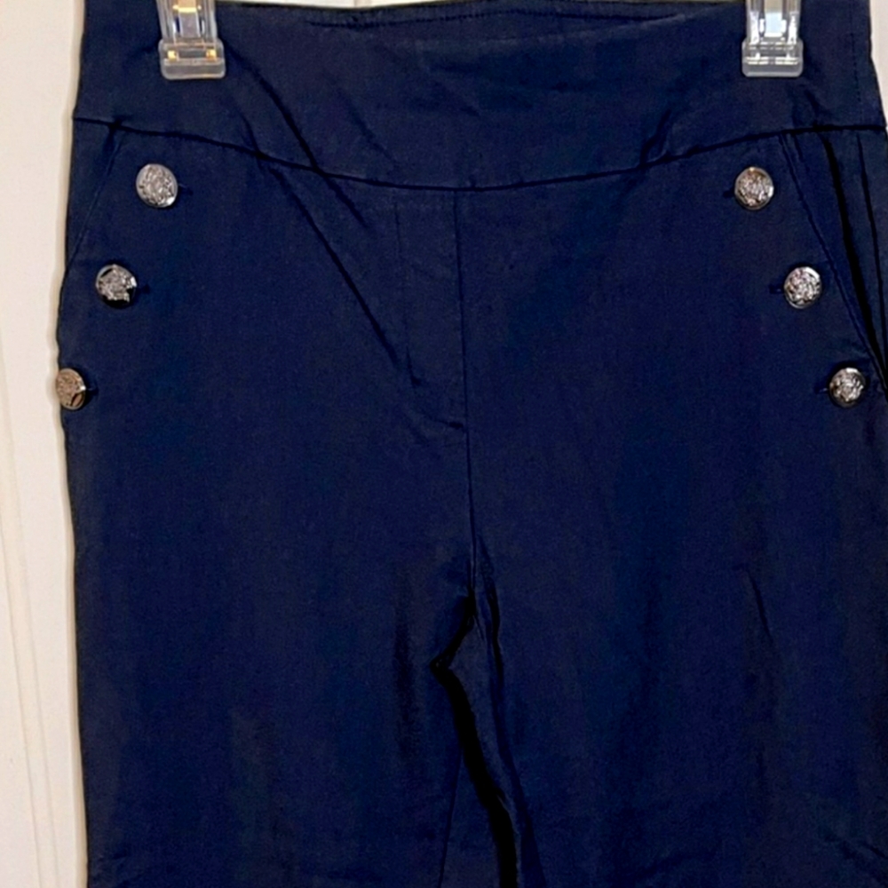 Women's pants by  roz&ALI in color NAVY BLUE EXPANDED SIZE 20 W NEW.